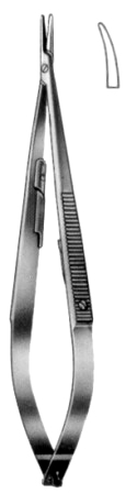 Castroviejo Micro Needle Holders Curved 18cm/7" With Ratchet