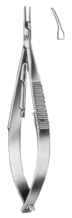 Castroviejo Micro Needle Holders Curved 9cm/3 1/2" With Ratchet