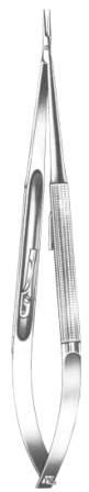 Micro Needle Holders Straight 18.5cm/7 1/4" With Ratchet