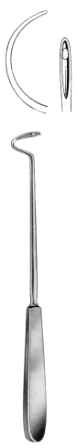 Deschamps Ligature Needles Blunt 24cm/9 1/2" Left