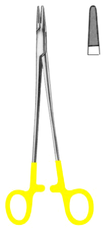 Mayo-Hegar Needle Holders BJ 24cm/9 1/2" Heavy Pattern TC GOLD