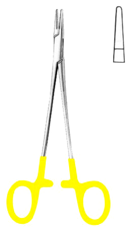 Crile-Wood Needle Holders BJ 15cm/6" Smooth TC GOLD