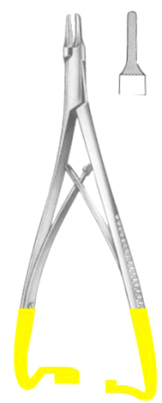 Mathieu-Ryder Needle Holders BJ 17cm/6 3/4" TC GOLD