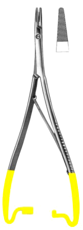 Hosel Needle Holders SJ 20cm/8"  TC GOLD