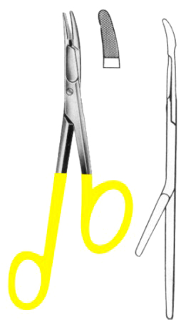 Gillies Needle Holders SJ 16cm/6 1/4" Right hand TC GOLD