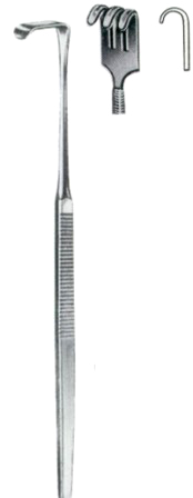 Wound Retractors Blunt 3 Prongs 16cm/6 1/4" Flexible