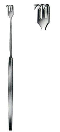 Wound Retractors Sharp 3 Prongs 16cm/6 1/4"