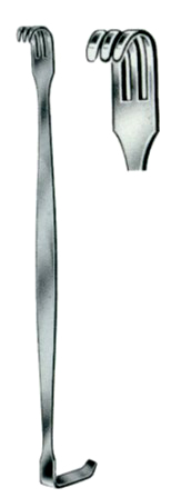 Baby-Senn-Miller Retractors Blunt 16cm/6 1/4"