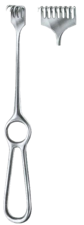 Volkmann Retractors Sharp 8 Prongs 9x40 22cm/8 3/4"