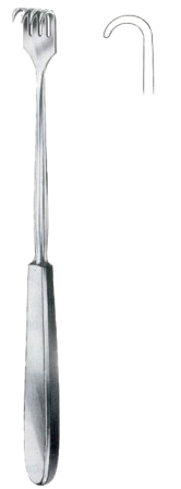Volkmann Retractors Blunt 1 Prong 23cm/9"