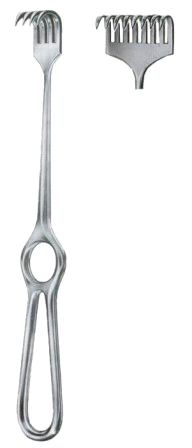 Kocher Retractors Sharp 8 Prongs 15x40mm 21.5cm/8 1/2"