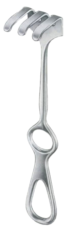 Ollier Retractors 3 Prongs 36x30mm 19.5cm/7 3/4"