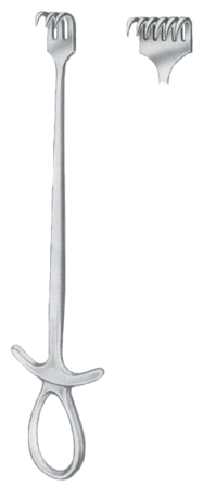 Murphy Retractors Sharp 6 Prongs 22.5cm/9"