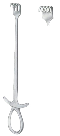 Murphy Retractors Blunt 4 Prongs 22.5cm/9"