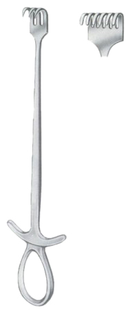 Murphy Retractors Blunt 6 Prongs 22.5cm/9"