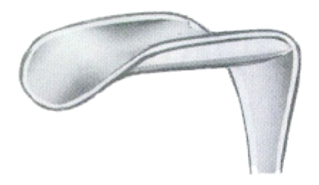 Richardson Retractors 38x38mm 24cm/9 1/2" Hollow Handle