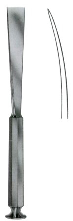 Tessier Osteotome for Maxillofacial Surgery Curved 10mm 20.5cm/8"