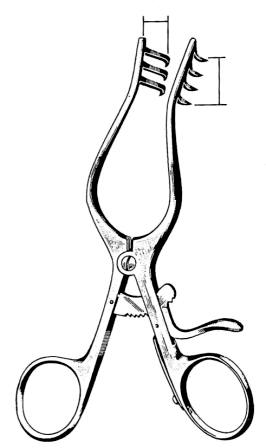 Weitlaner-Wullstein Retractors Sharp 14cm/4 1/2"