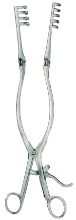 Beckmann-Adson Retractors Sharp 25mm 31cm/12 1/4"
