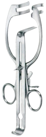 Mayo-Adams Abdominal Retractors with Central Blade 17cm/6 3/4"