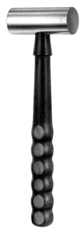 Mallet steel head & wood handle, dia30mm 480g, 24cm