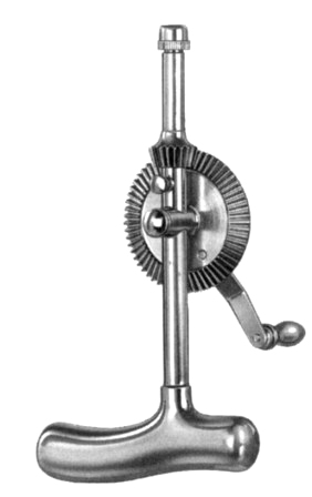 Stille Bone Hand Drill 20cm comp. w/drills