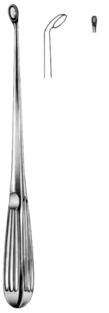 Bruns Bone Curettes 23cm/9" Fig # 000 C