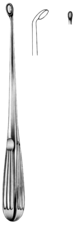 Bruns Bone Curettes 23cm/9" Fig #  00 D