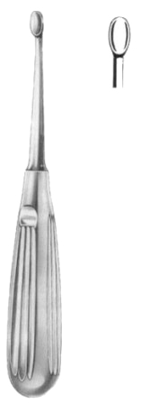 Schede Bone Curettes 17cm/6 3/4" Fig #   0