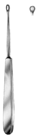 Williger Bone Curettes 17.5cm/7" Fig #  0  Straight
