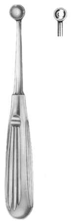 Bruns Bone Curettes 17cm/6 3/4" Fig #   0