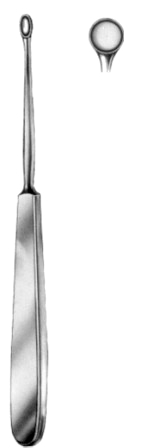 Williger Bone Curettes 17.5cm/7" Fig #  2  Straight