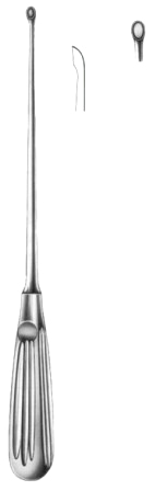 Bone Curettes 3.6mm 25cm/10" Fig # 000