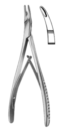 Lempert Bone Rongeur Forceps BJ Curved 19cm/7 1/2"
