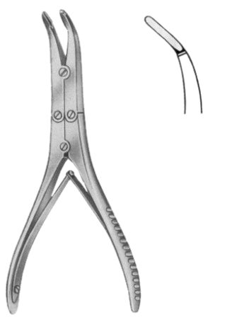 Kleinert-Kutz Bone Rongeur Forceps M/Action 2mm 15cm/6"