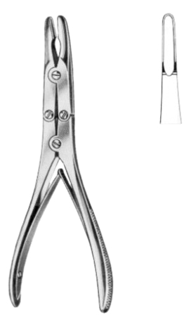 Bohler Bone Rongeur Forceps Straight M/Action 15cm/6"