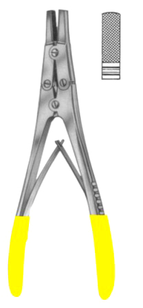 Wire Seizing Forceps M/Action 18cm/7" TC GOLD