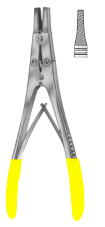 Wire Seizing Forceps M/Action 18cm/7" TC GOLD