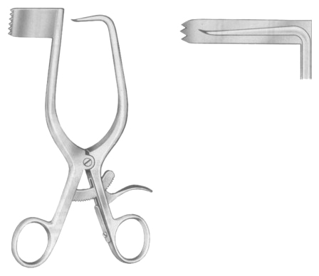Lamina Spreaders 50x10mm 17cm/6 3/4" Left-Type