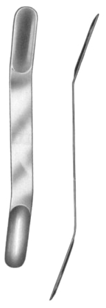 Olivecrona Brain Spatulas 18x22mm 18cm/7"  Convex