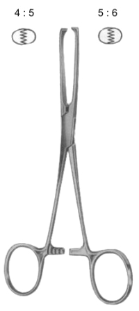 Allis Tissue Seizing Forceps BJ  5:6 15cm/6"