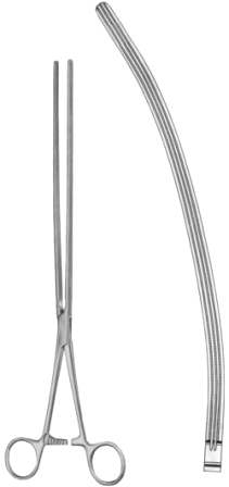 Scudder Atrauma Intestinal Forceps Boyd Atrauma BJ Curved 33cm/13"