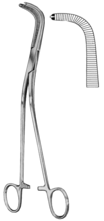 Gray Gall Duct Forceps BJ 1:2 22cm/8 3/4" Fig # 1