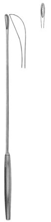 Luer-Koerte Gall Stone Scoops 2.5mm 32cm/12 1/2" Malleable
