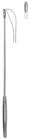 Luer-Koerte Gall Stone Scoops 3.2mm 32cm/12 1/2" Malleable
