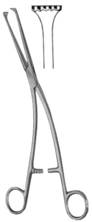 Millin Prostatic Lobe Holding Forceps BJ 23cm/9"