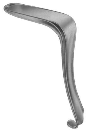 Kristeller(Standrad) Vaginal Retractor 110x26mm Fig # 2