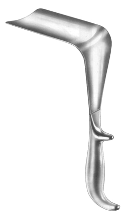 Doyen Vaginal Speculas (Slightly-concave)   85x35mm 24cm/9 1/2" Fig # 2