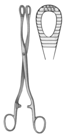 Heywood-Smith Uterine Polypus Forceps SJ 25cm/10"