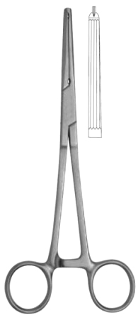Gwilliams Hystrectomy Fcps str 1x2T, 20cm/8"